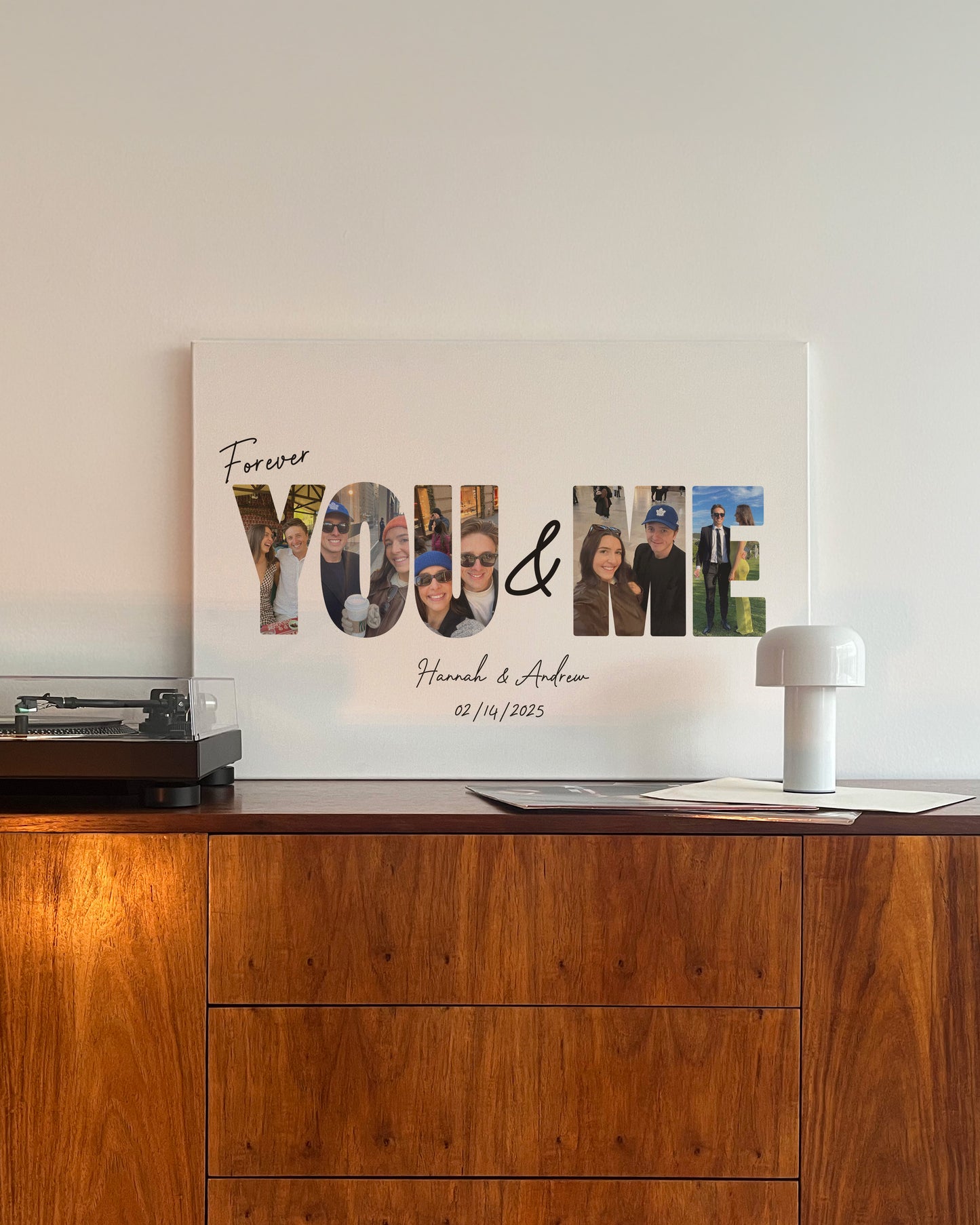 The "Forever You & Me" Canvas