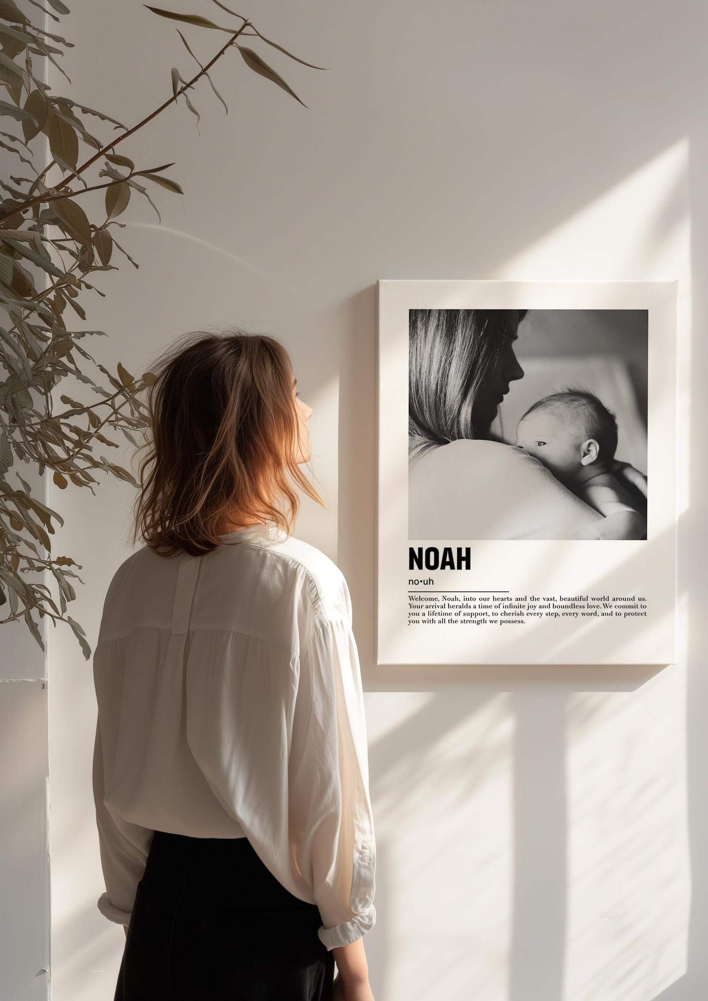The Newborn Affirmation Canvas
