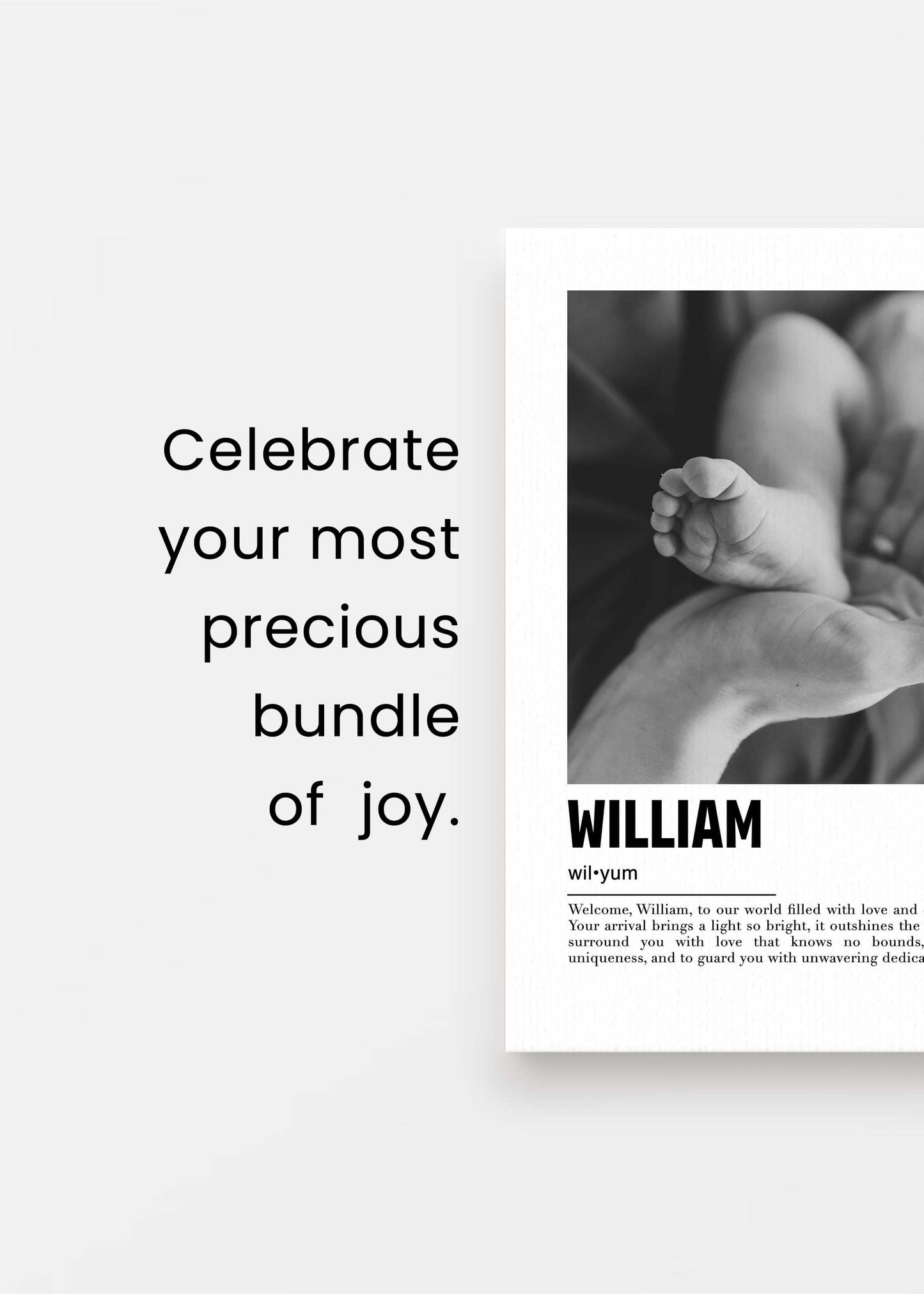 The Newborn Affirmation Canvas