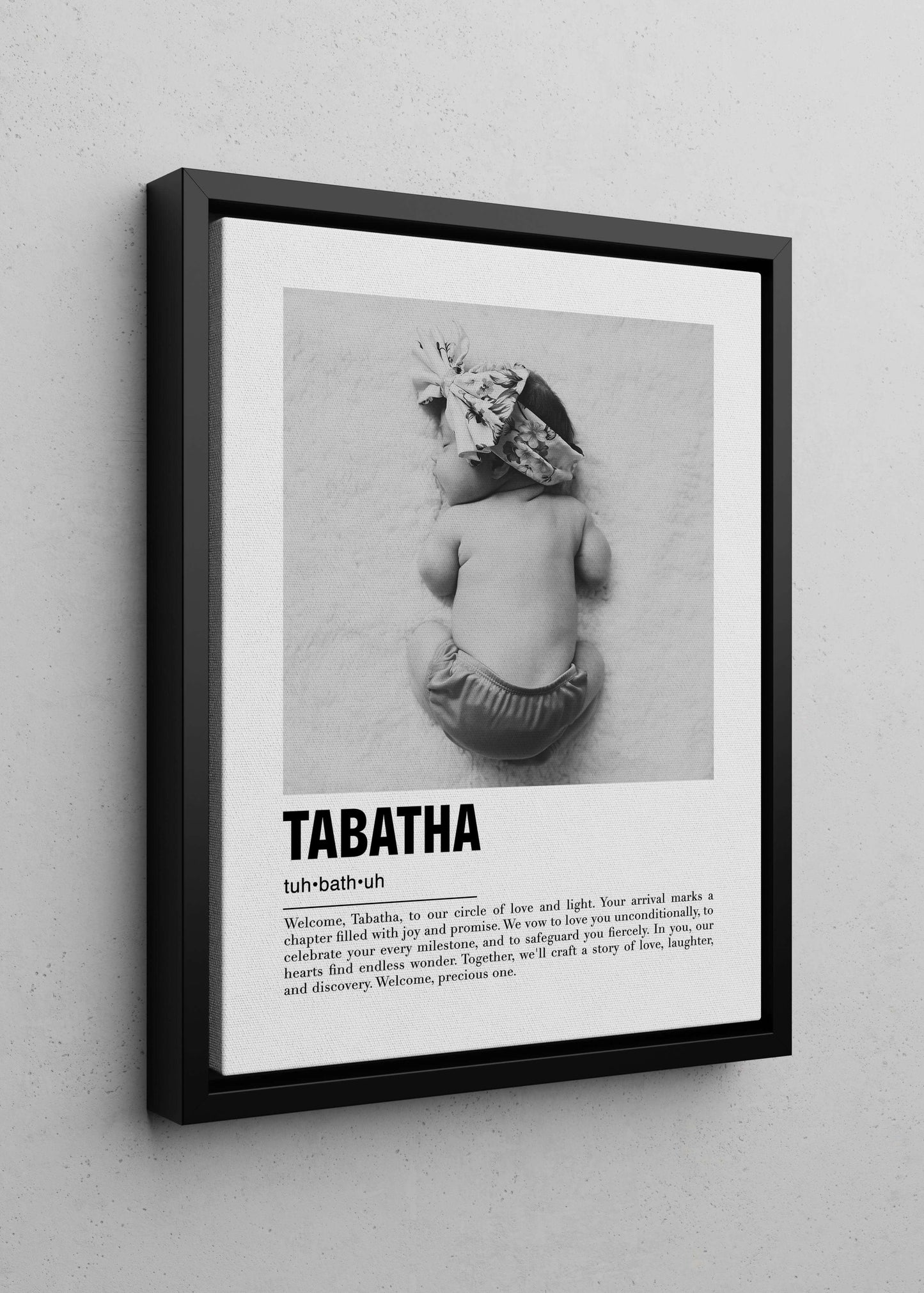 The Newborn Affirmation Canvas