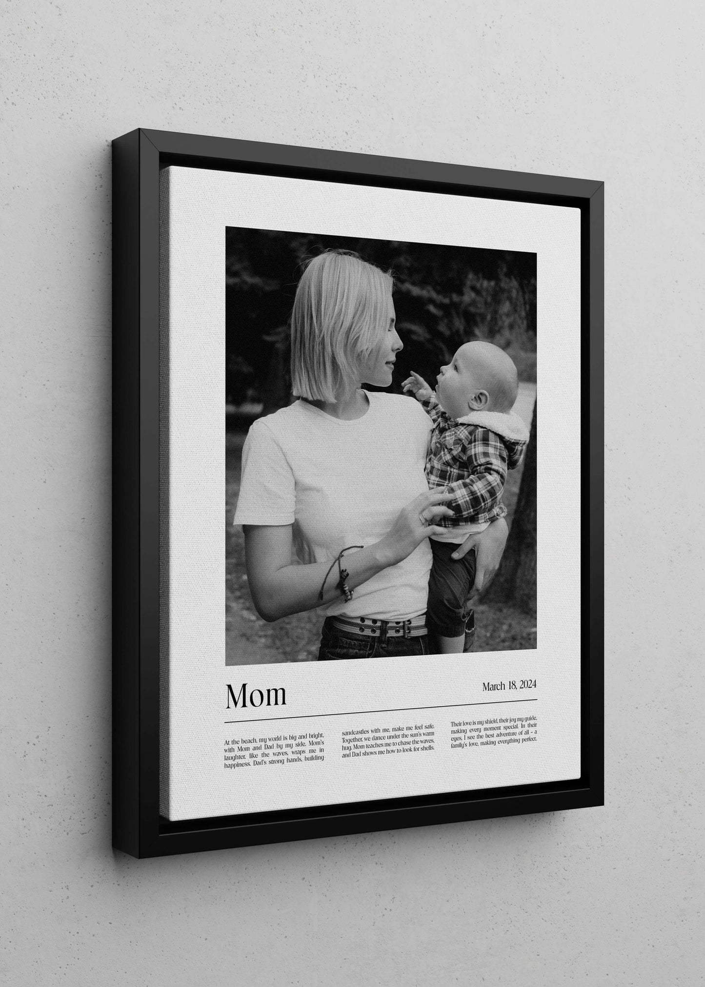 The Mother's Day Memento Canvas