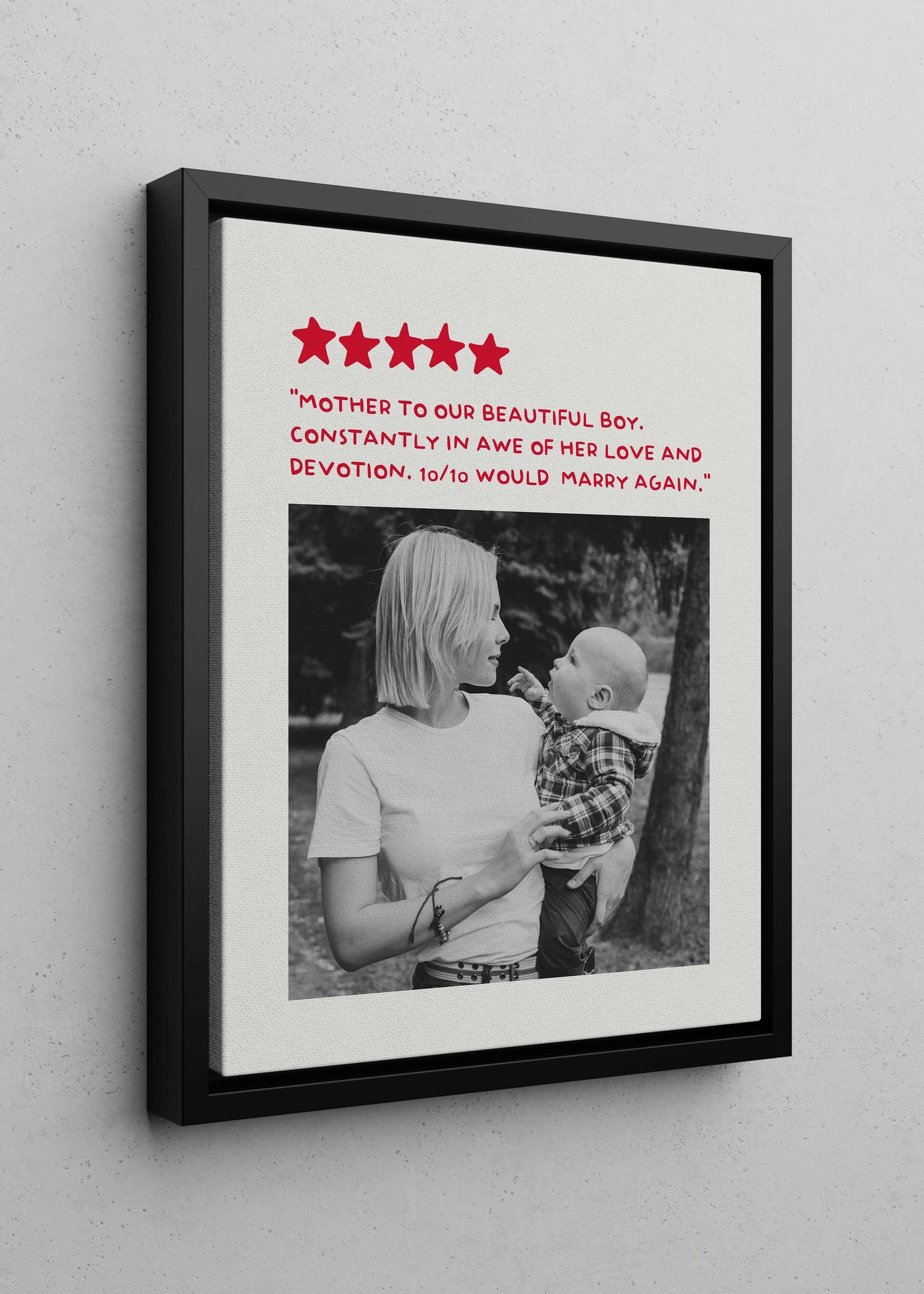 The Mother's Day Review Canvas