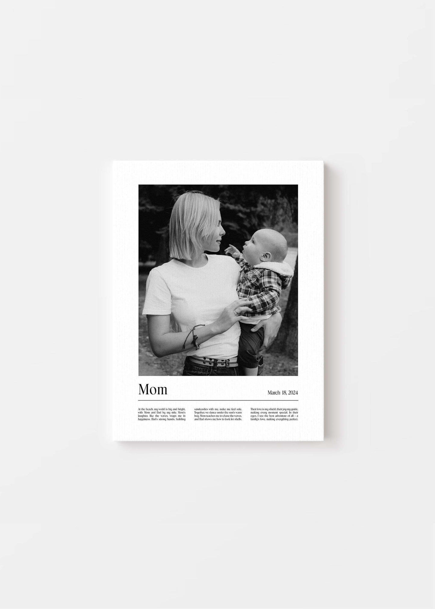 The Mother's Day Memento Canvas