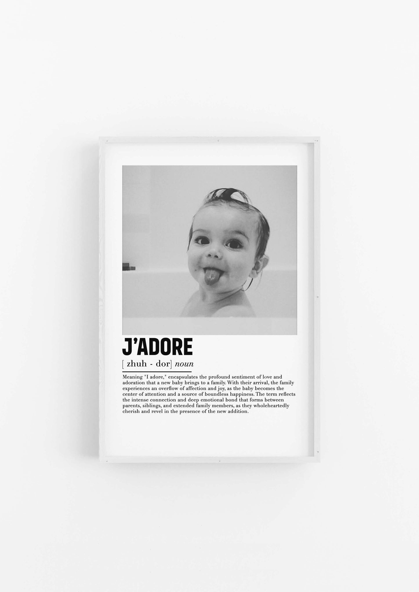 The Affirmation Poster Baby Gift
