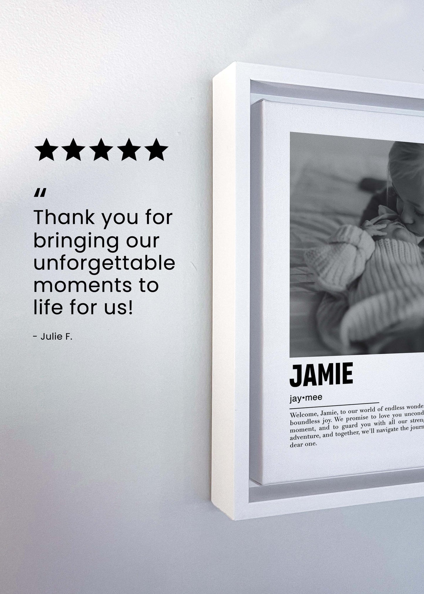The Newborn Affirmation Canvas